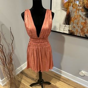 Peach dress